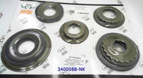 Комплект (6 шт) обрезиненных поршней U240 / U241E Toyota, Lexus 2003-0 (PISTONS AND RETAINERS)