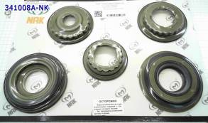 Комплект (6 шт) обрезиненных поршней U150E / U151E / U151F 2002-07 (Ре (PISTONS AND RETAINERS)