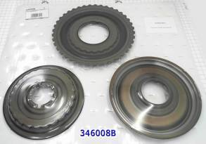 Kомплект обрезиненных поршней из 4-х штук, U760E 2008-up (PISTONS AND RETAINERS)