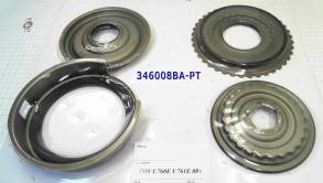 Kомплект обрезиненных поршней из 5 штук, U760E (все)/U660E (2-ое покол (PISTONS AND RETAINERS)