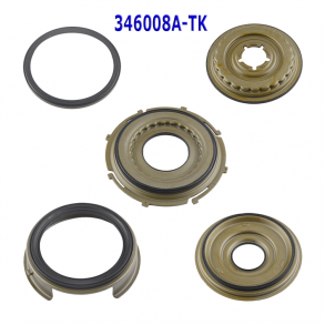 Kомплект обрезиненных поршней из 5-ти штук, U660E 2006-up (PISTONS AND RETAINERS)