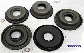 Kомплект обрезиненных поршней, BTR DSI-6 M78 / 95LE, SSANGYONG ACTYON (PISTONS AND RETAINERS) 0380-39040