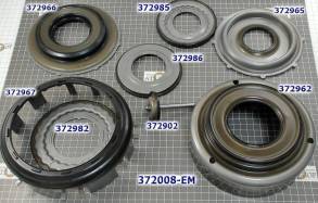 Kомплект обрезиненных поршней (8 шт), SsangYong DSI-6 M11 / QR640AHA G (PISTONS AND RETAINERS)