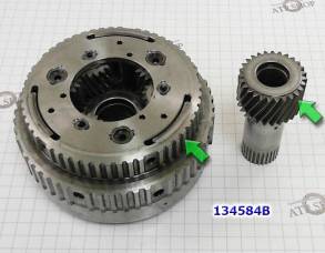 Планетарный ряд задний с солнечной шестерней (Rear Planet + Rear Sun G (PLANETS)