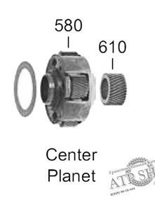 Планетарный ряд центральный (Center Planet), A960E, 4 сателлита по 20 (PLANETS) 35750-53010, 960-92