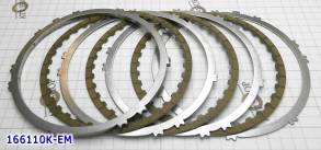 Комплект фрикционов, стали и упорный диск муфты реверс QR018CHA CVT (POWER PACKS) 018CHA-1502410