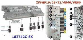 Комплект (7шт.) поршней аккумулятора, ZF6HP19 / 6HP26 / 6HP32 / 6R60 / (REGULATORS AND ACCUMULATORS) 95740-15K