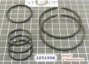 Комплект (6шт) компрессионных чугунных колец 095 / 096 / 097 / 098 / 0 (SEALING RINGS) 2931-3499, 109600