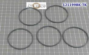 Комплект (5 шт) компрессионных тефлоновых колец DCT450 / DCT470(6DCT45 (SEALING RINGS)