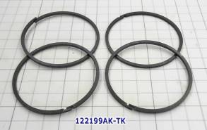 Комплект (4шт) уплотнительных колец  02E, DQ250, DSG - 6 WDC, 3D-замки (SEALING RINGS)