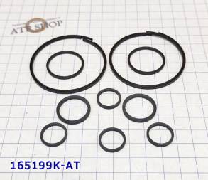 Комплект компрессионных тефлоновых колец (10шт)  QR019CHA (Chery) БЕЗ (SEALING RINGS)