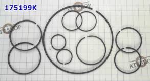 Комплект (10 шт) компрессионных чугунных колец (металл) 4HP22 (входят (SEALING RINGS)