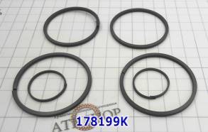 Комплект (6 шт) компрессионных тефлоновых колец 5HP24 (52мм х 2шт, 48м (SEALING RINGS)