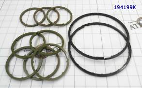 Комплект (10 шт) компрессионных тефлоновых колец, 722.9 3D-замки (вход (SEALING RINGS)