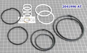 Комплект (12 шт) компрессионных тефлоновых колец 4L60 / 4L65E в т.ч. с (SEALING RINGS) 057601