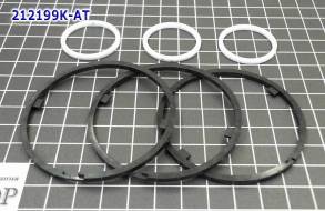 Комплект (6 шт) компрессионных тефлоновых колец 6L45E / 6L50E (черные (SEALING RINGS)