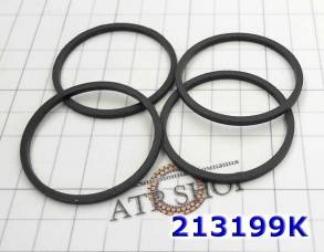 Комплект (4 шт) компрессионных тефлоновых колец 6T30 / 40 / 45E / 6F35 (SEALING RINGS)