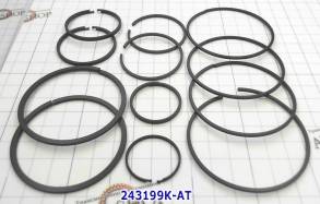 Комплект (12 шт) компрессионных колец, A4LDE / 4R44E / 55E Ring Kit 19 (SEALING RINGS)