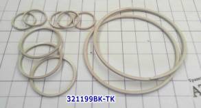 Комплект (10 шт) компрессионных тефлоновых колец JF011E / RE0F10A (CVT (SEALING RINGS)