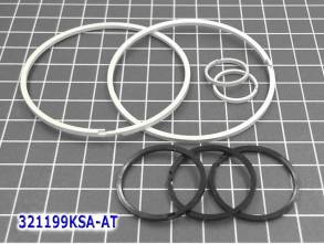 Комплект (7 шт) компрессионных тефлоновых колец, JF011E (CVT) 3D-замки (SEALING RINGS)