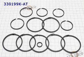 Комплект (13 шт) компрессионных чугунных колец, 03-72 (входят в ремком (SEALING RINGS)