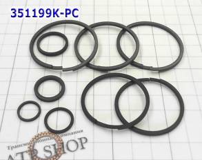 Комплект компрессионных тефлоновых колец (9шт) AW55-50SN / 51SN/(AF23 (SEALING RINGS)
