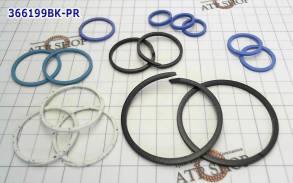 Комплект компрессионных тефлоновых колец (15шт) BTR DSI-6 M78 Sealing (SEALING RINGS) K19300B