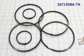 Комплект компрессионных колец из 6-ти штук A6LF1 / 2/3 KIT (2 тефлонов (SEALING RINGS)