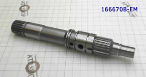 Вал входной  QR025CHA 166670B-EM (SHAFTS)