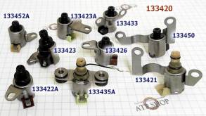 Комплект из 9-ти соленоидов, JF506E / 09A / 09B / RE5F01A Jaguar / Rov (SOLENOID GROUPS) 162570, 98420, 31A-550, 133420