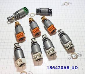 Комплект соленоидов из 9-ти штук (3 оранжевых,4 белых, 1 зелёный, 1 че (SOLENOID GROUPS) 1087-298-388