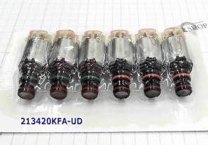 Комплект соленоидов (6 шт) 6F35 второе поколение (Бежевые разъемы, без (SOLENOID GROUPS)