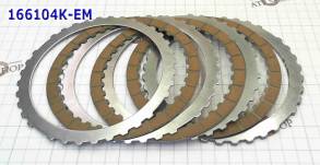 Комплект фрикционов , стали и упорный диск муфты форвард  QR018CHA CVT (TEMP ITEMS)