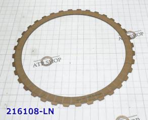 Фрикционный Диск "A"/"1-2-3-4-5-6" [36Tх1.6x160] 8F35 / 8F40 / 9T45 / 216108-LN (TEMP ITEMS)