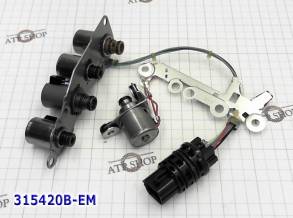 Блок Соленоидов из 4-х на площадке и 1-го отдельно с проводом заземлен (SOLENOID GROUPS)