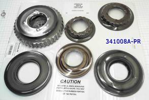 Комплект (7 шт) обрезиненных поршней U150E / U151E / U151F 2002-07 (Ре (PISTONS AND RETAINERS)