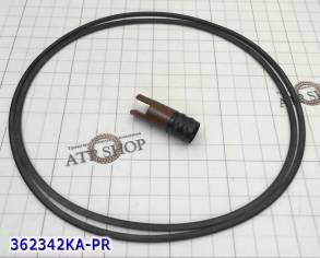 Комплект уплотнений с трубкой (длина 37.2mm) поршня "B2"  F4A41 / F4A4 (SEALING RINGS)