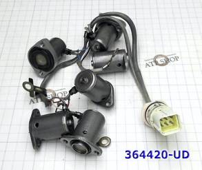 Комплект из 6-ти соленоидов с проводкой, A4AF-3 / A4BF-3 Hyundai Getz, 364420-UD (TEMP ITEMS) 46313-22700