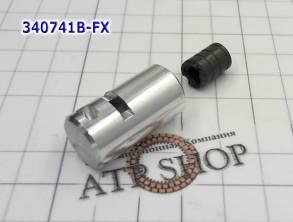 Lockup Control Plunger Valve and Sleeve Kit, U140 / U240. (VALVE BODY PARTS)