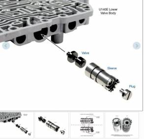 Бустерный клапан, Boost Valve Assembly, U140E / U140F / U240E / U241E (VALVE BODY PARTS) 57917E-01K