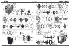 акпп UA80E\F-AWF8G45,  UB80E\F-AWF8G30, AQ300/09S 