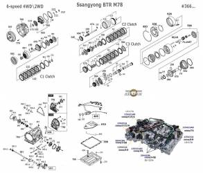 акпп M78, M74 FALCON BA FALCON TERRITORY