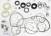 Мастеркит AWF8G30 / 8G30 / UB80E 8-sp. 2017-up (Комплект фрикционных и (MASTER KITS)