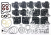 Комплект прокладок и сальников AW50-40LE / 42LE (AF14 AF20 AF22 AF23) 350002B-LS (ПРОЧИЕ)