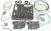 Комплект прокладок и сальников TW-40E SUZUKI JIMNY(4WD) (НЕ подходит н 355002A-AT (OVERHAUL KITS)