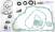 Комплект прокладок и сальников RD5 / RD7 MKZA MRVA MCVA BZKA HONDA CVR 380002CC-PC (OVERHAUL KITS)