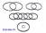 Комплект компрессионных тефлоновых колец из 11шт AW60-40LE / 42LE(AF13 (SEALING RINGS)