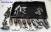 Комплект соленоидов с поддоном ZF9HP48 / 948TE (5 оранжевых соленоидов 188420A-EM (SOLENOID GROUPS) 1094-298-067 (OEM)