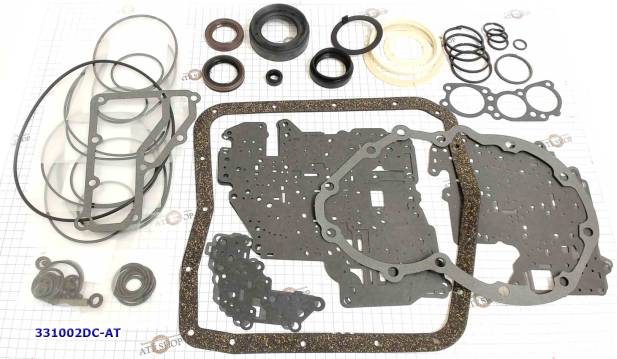Комплект прокладок и сальников A541E Camry / Lexus тефлоновые кольца в 331002DC-AT (OVERHAUL KITS)
