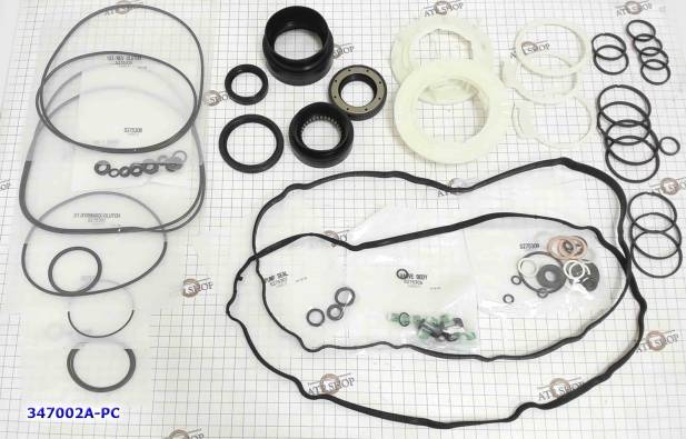 Комплект прокладок и сальников UA80E / F/AWF8G45 8spd с вошерами (Ремк 347002A-PC (OVERHAUL KITS)